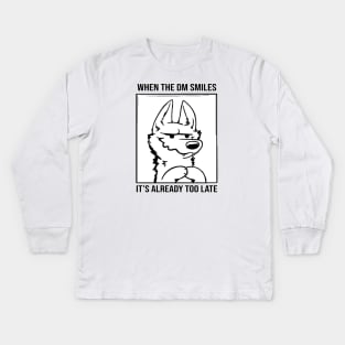 Magnus DM Smile - When The DM Smiles It's Already Too Late Kids Long Sleeve T-Shirt